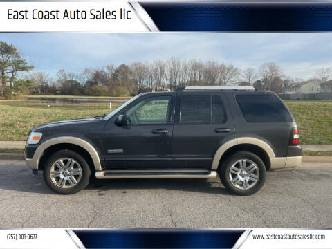 2007 Ford Explorer for sale at East Coast Auto Sales llc in Virginia Beach VA