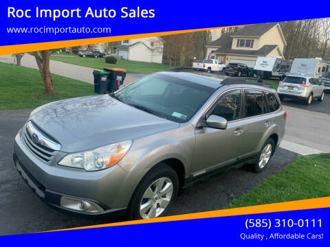 2010 Subaru Outback for sale at Roc Import Auto Sales in Rochester NY