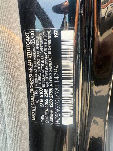 2000 Mercedes-Benz S-Class