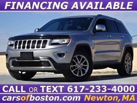 2015 Jeep Grand Cherokee for sale at CARS OF BOSTON in Newton MA