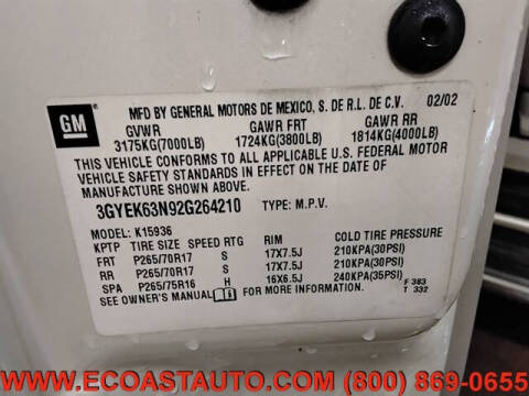 2002 Cadillac Escalade EXT