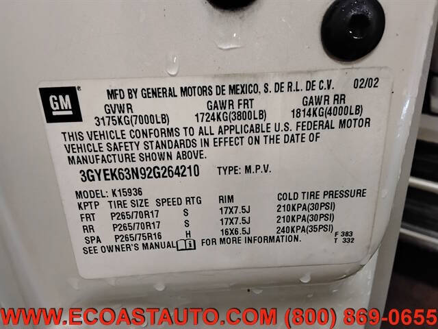 2002 Cadillac Escalade EXT