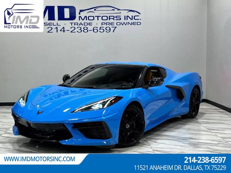 2020 Chevrolet Corvette for sale at IMD MOTORS, INC in Dallas, TX