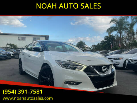 2017 Nissan Maxima for sale at NOAH AUTO SALES in Hollywood FL