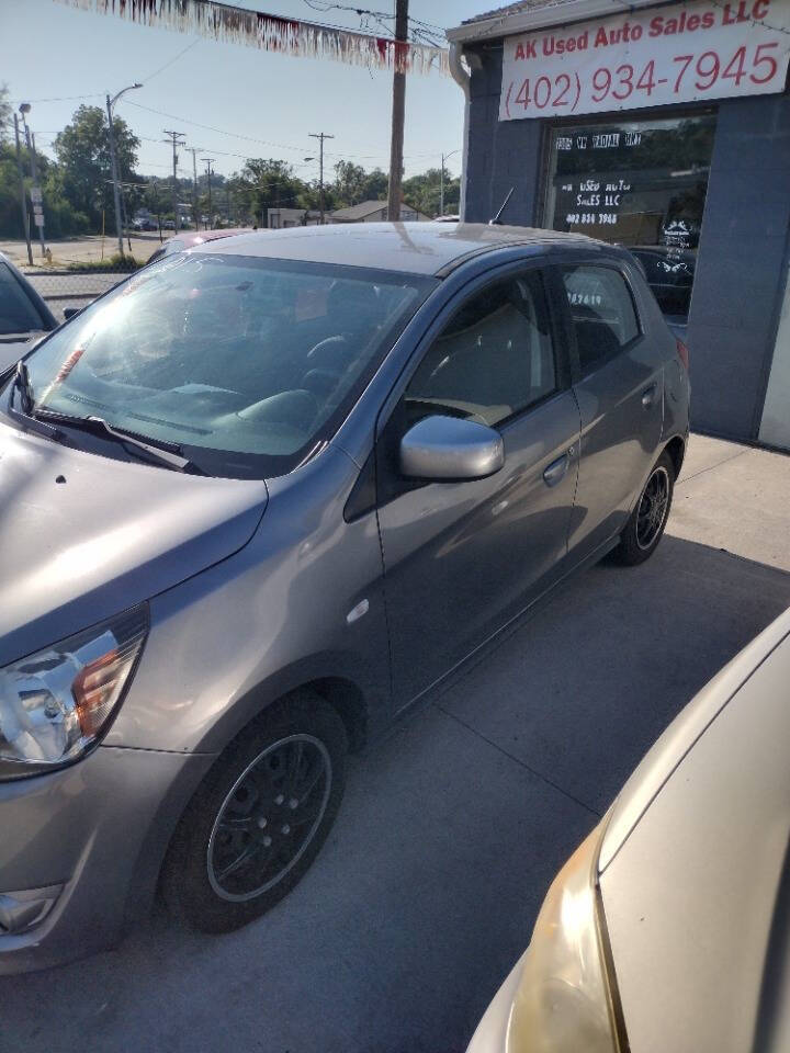 2015 Mitsubishi Mirage for sale at AK Used Auto Sales LLC in Omaha, NE