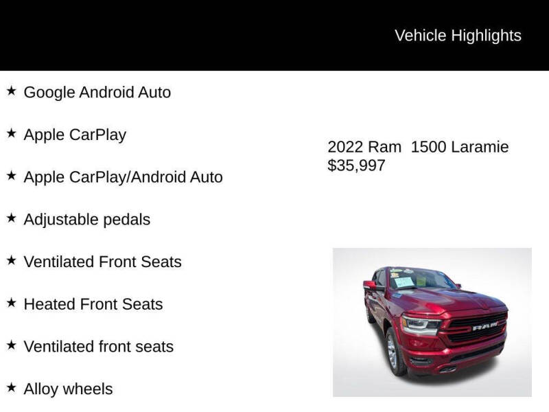 2022 RAM 1500 Laramie
