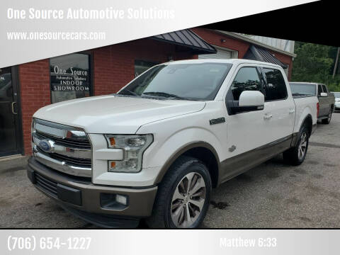 2016 Ford F-150 for sale at One Source Automotive Solutions in Braselton GA
