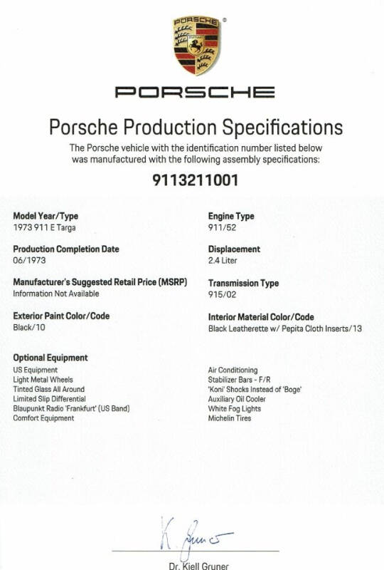 1973 Porsche 911