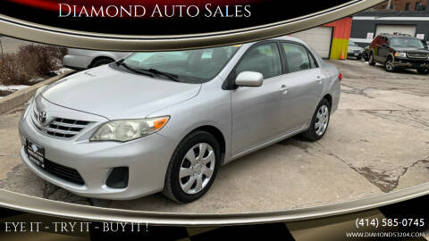 2013 Toyota Corolla for sale at DIAMOND AUTO SALES LLC in Milwaukee WI