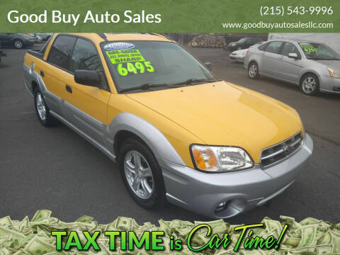 2003 Subaru Baja for sale at Good Buy Auto Sales in Philadelphia PA