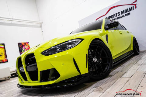 2023 BMW M3 for sale at AUTO IMPORTS MIAMI in Fort Lauderdale FL