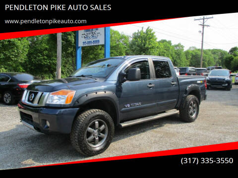 2015 Nissan Titan for sale at PENDLETON PIKE AUTO SALES in Ingalls IN