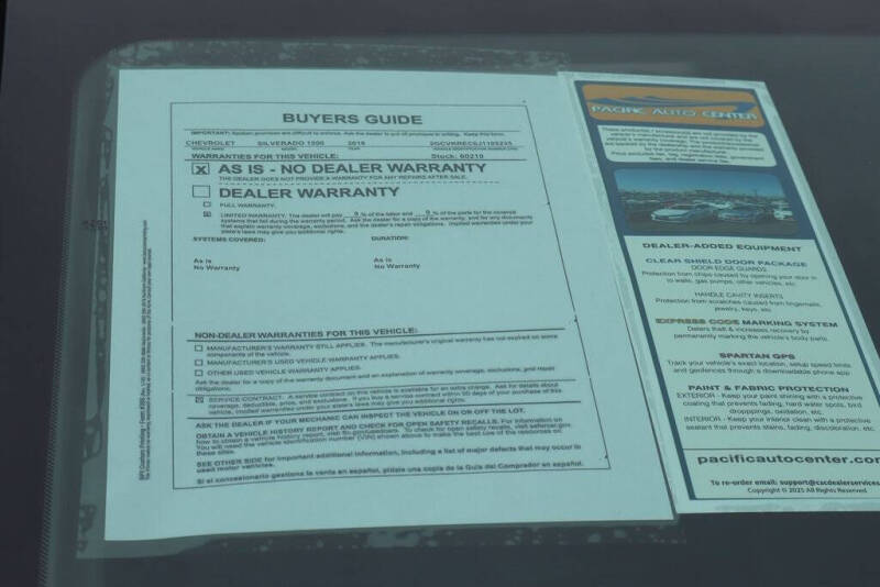 2018 Chevrolet Silverado 1500 LT