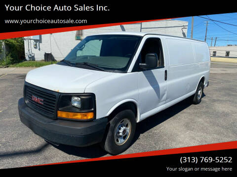 2015 GMC Savana for sale at Your Choice Auto Sales Inc. in Dearborn MI