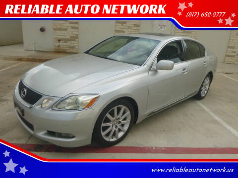 2006 Lexus GS 300 for sale at RELIABLE AUTO NETWORK in Arlington TX