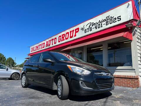 2017 Hyundai Accent for sale at Unlimited Auto Group of Marietta in Marietta GA