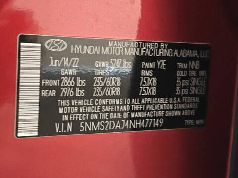 2022 Hyundai Santa Fe SEL