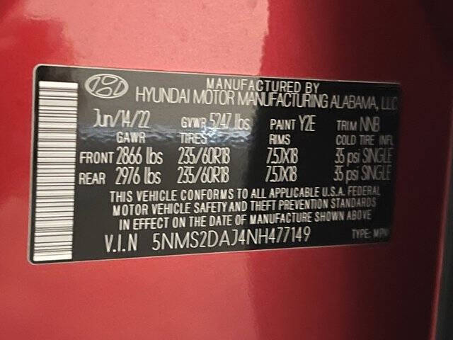 2022 Hyundai Santa Fe SEL