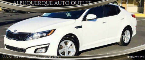 2015 Kia Optima for sale at ALBUQUERQUE AUTO OUTLET in Albuquerque NM