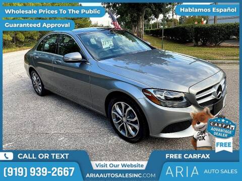 2016 Mercedes-Benz C-Class for sale at ARIA AUTO SALES INC in Raleigh NC