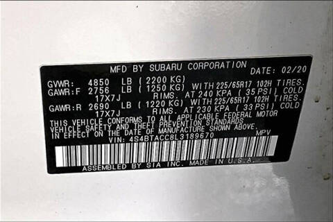 2020 Subaru Outback Premium