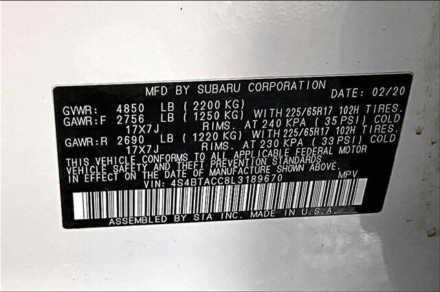 2020 Subaru Outback Premium