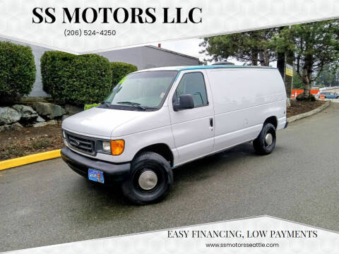 2003 Ford E-Series for sale at SS MOTORS LLC in Edmonds WA