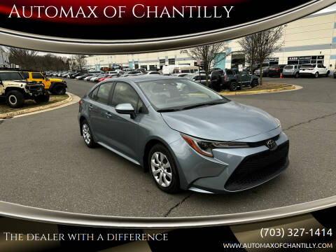 2021 Toyota Corolla for sale at Automax of Chantilly in Chantilly VA