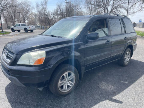 2005 Honda Pilot for sale at BELOW BOOK AUTO SALES in Idaho Falls ID