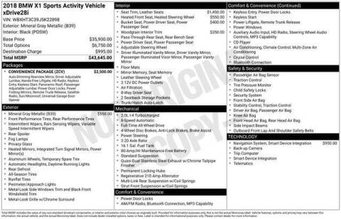 2018 BMW X1 xDrive28i