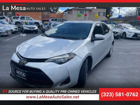 2018 Toyota Corolla for sale at La Mesa Auto Sales in Huntington Park CA