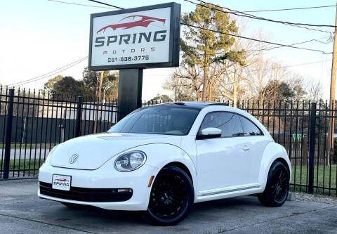 2014 Volkswagen Beetle for sale at Spring Motors in Spring TX
