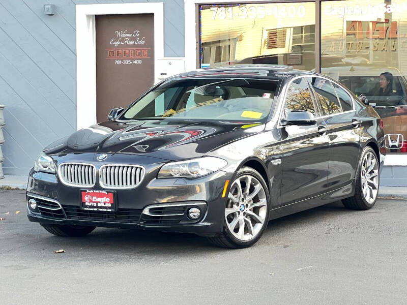 Used 2014 BMW 5 Series 535i with VIN WBA5B3C59ED536810 for sale in Holbrook, MA