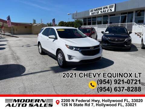 2021 Chevrolet Equinox for sale at Modern Auto Sales in Hollywood FL