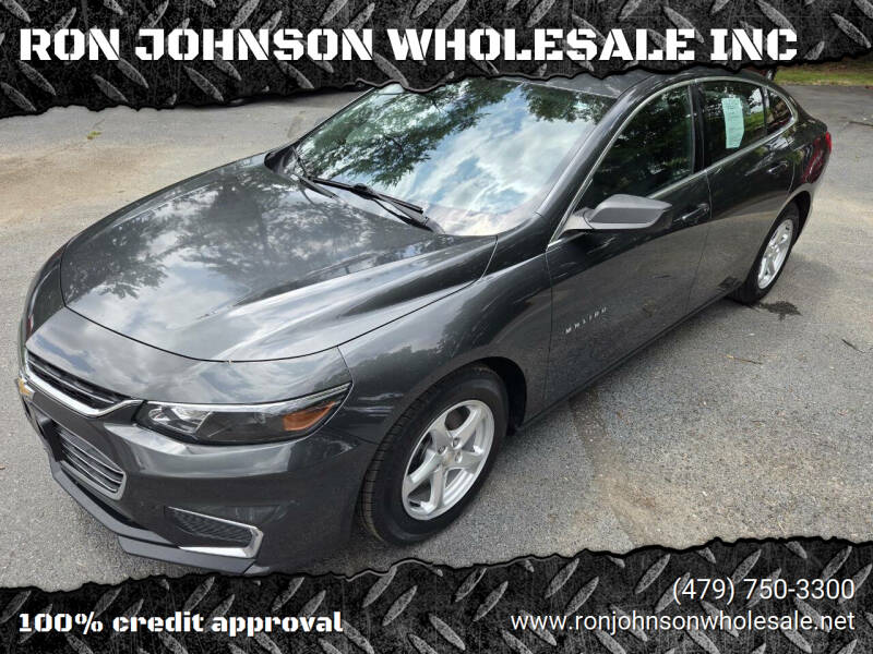 2017 Chevrolet Malibu for sale at RON JOHNSON WHOLESALE INC in Springdale AR