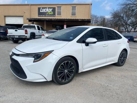 2020 Toyota Corolla for sale at LUCKOR AUTO in San Antonio TX