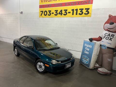 1996 Plymouth Neon for sale at Virginia Fine Cars in Chantilly VA