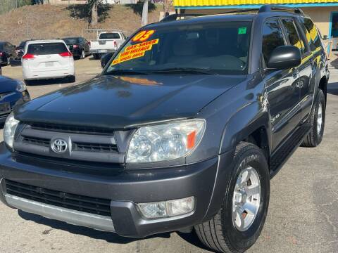 2003 Toyota 4Runner for sale at 1 NATION AUTO GROUP in Vista CA