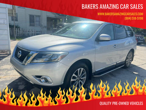 2014 Nissan Pathfinder for sale at Bakers Amazing Car Sales in Jacksonville FL