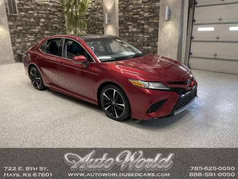 2018 Toyota Camry for sale at Auto World Used Cars in Hays KS
