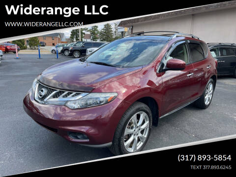 2012 Nissan Murano for sale at Widerange LLC in Greenwood IN