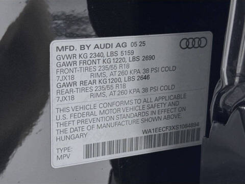 2025 Audi Q3 quattro S line Prem Plus 45 TFSI