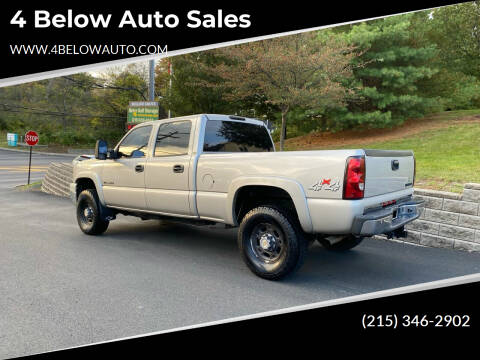2004 Chevrolet Silverado 2500HD for sale at 4 Below Auto Sales in Willow Grove PA