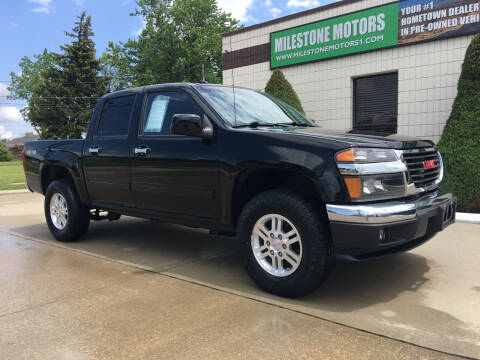 2010 GMC Canyon for sale at MILESTONE MOTORS in Chesterfield MI