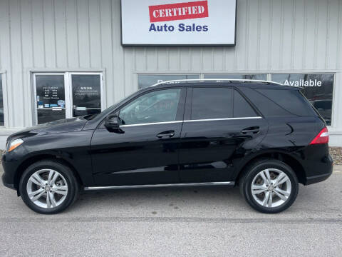 2015 Mercedes-Benz M-Class for sale at Certified Auto Sales in Des Moines IA