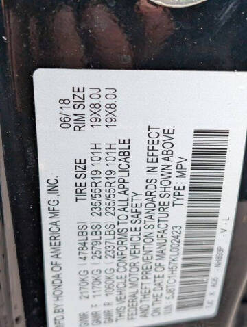 2019 Acura RDX w/Tech