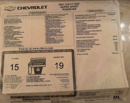 2006 Chevrolet SSR