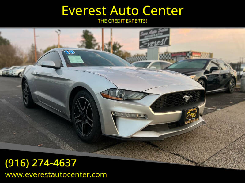 2018 Ford Mustang for sale at Everest Auto Center in Sacramento CA