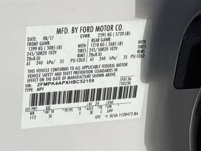 2017 Ford Edge Sport