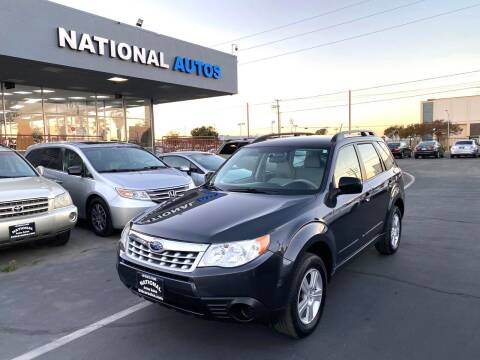 2011 Subaru Forester for sale at National Autos Sales in Sacramento CA